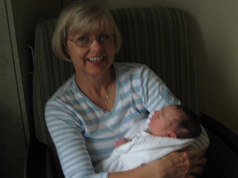IMG_0977.JPG - Proud Grandma and new granddaughter