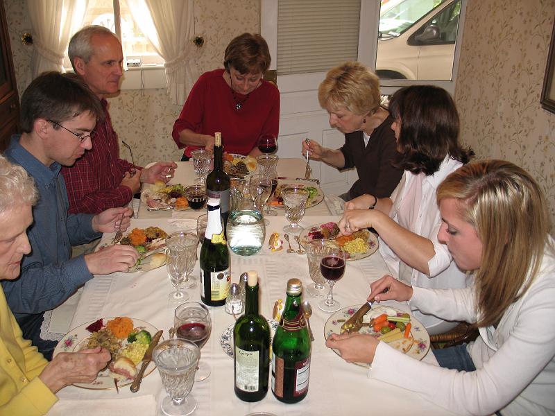 IMG_5992.JPG - everyone digging in at Thanksgiving