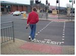 To prevent pedestrian tourists from being run over.