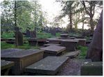 Cemetary in Haworth - home of the Bronte sisters where Wuthering Heights was written